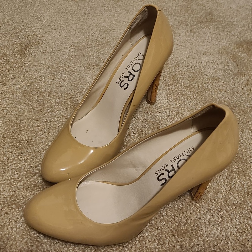 Tan Michael Kors Pumps - 8.5
